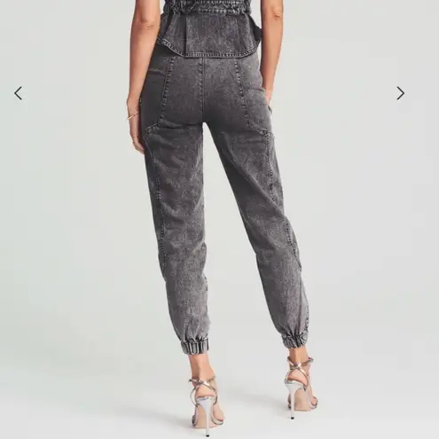 Retrofete Myla Pants in Hematite Denim Black Gray Size 26
