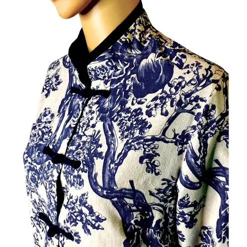 Soft Surroundings toile linen jacket /Tunic S