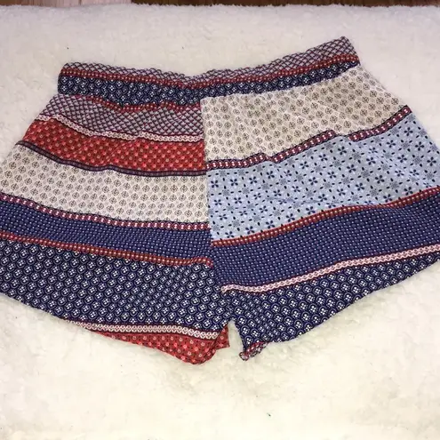 Lovely Day Aztec shorts lounge/bed/everyday shorts bandanna western flowy small