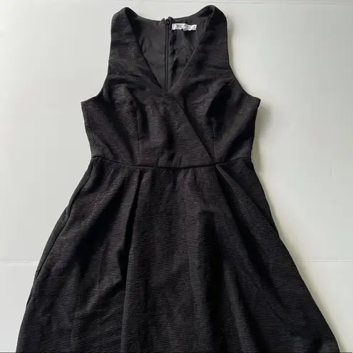 BCBGeneration  Black Skater Fit & Flare Dress Size 10