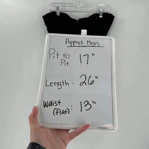 Walter Baker Walter by Ruched Strapless Mini Dress Black MISSING STRAPS