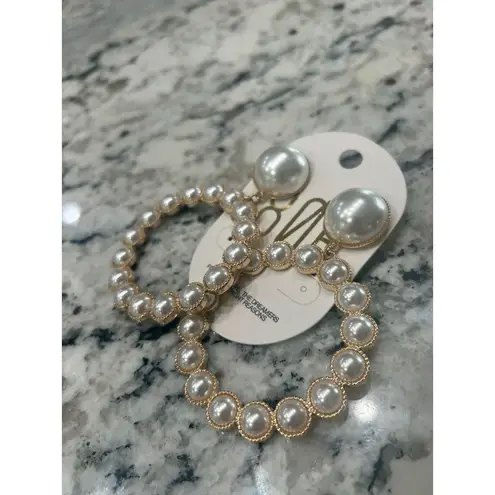 8 Other Reasons Gorg Hoops Gold Womens Size OS