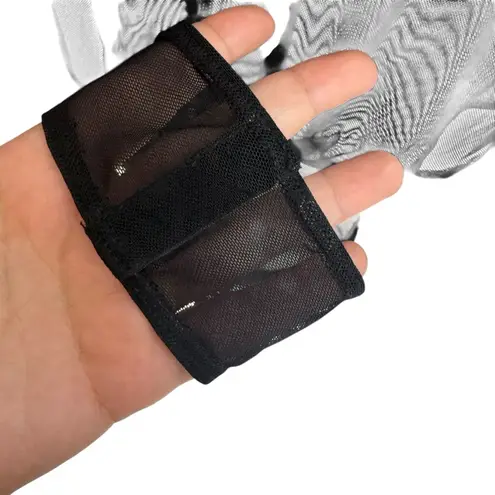 Princess Polly  Size 6 Long Sleeve Sheer Mesh Bodysuit Black Baddie Going Out Top