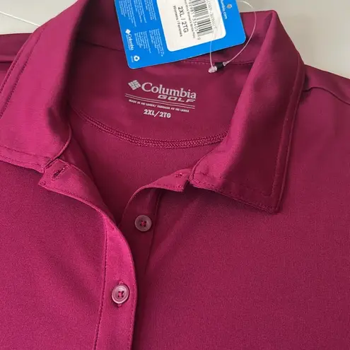 Columbia  Golf Polo Shirt Women’s Size 2XL Omni-Wick Women’s Birdie Polo