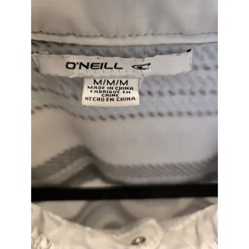 O'Neill ​ Womens M Striped Fleece Y2K Southwestern Striped Fleece Snap-up Shacket thumbnail 7