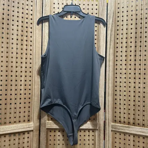 Alfani High Neck Thong Bodysuit new with tags Gray Size XL