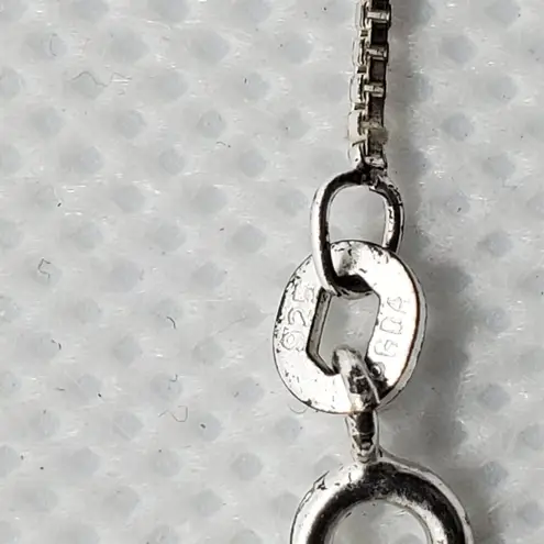 Piercing Pagoda Sterling Silver Box Chain Necklace