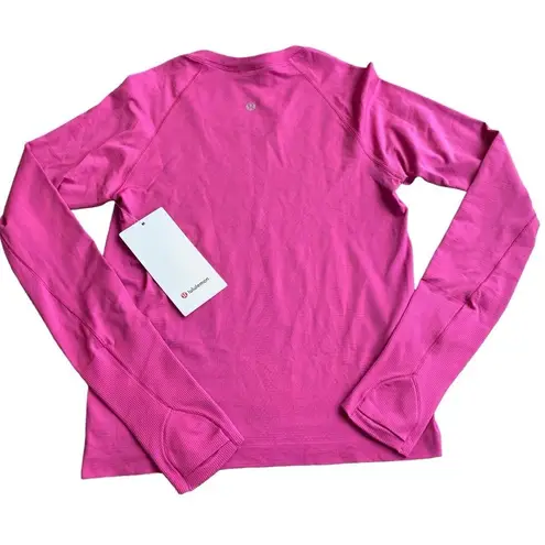 Lululemon  Women’s Size 6 Long Sleeve Swiftly Tech Sonic Pink Race Length New