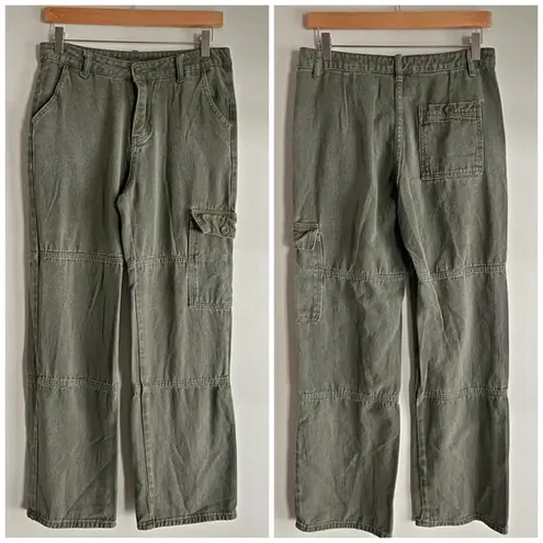 Vintage 90’s y2k green cargo baggy pants Size M