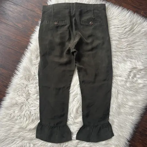 Calvin Rucker What I Like Olive Crop Flare Pants