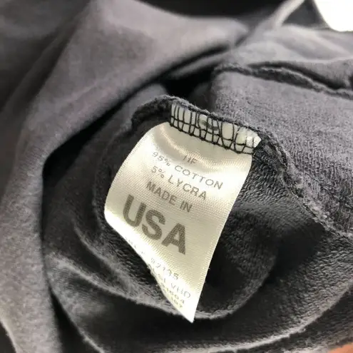 Fresh Produce Womens Hoodie Pullover Oversized Hi Low Hem Stretch Gray XS/S