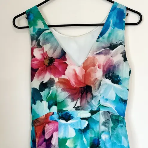 Yumi Kim Taylor Watercolor Rose Silk Dress - Size: Extra Small