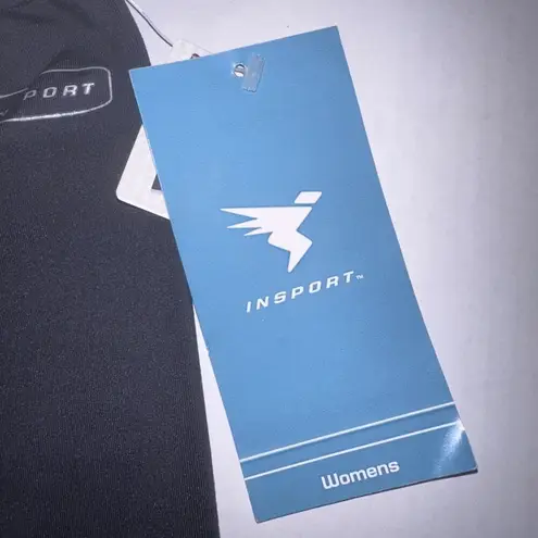 Insport Womens Small Momentum Swift Short Black w Gold Accents Made in USA NWT