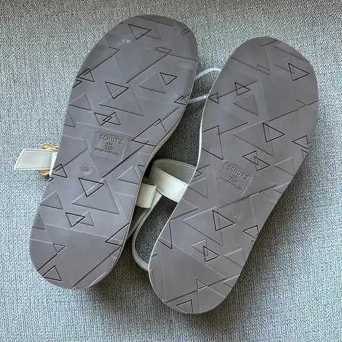 Schutz NWOT Wavy Flatform Sandals - size 7.5