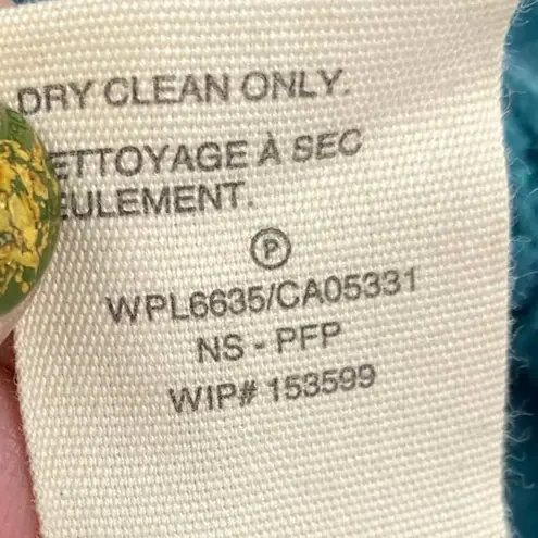 Woolrich Vintage Sweater Wool Mohair Cable Knit Crewneck Teal Womens Size XS