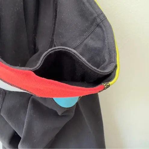 Lululemon  Reversible Full Length Leggings Pants Color block Waist Logo Stretch