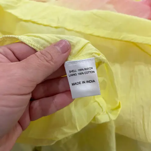 Ivy City Pastel Ombre Tiered Maxi Wrap Dress Cottagecore Spring Dress Sz S/M Pink