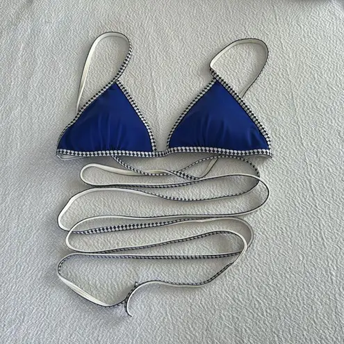 Lemlem Lena Wrap Triangle Top, Size Large, $145