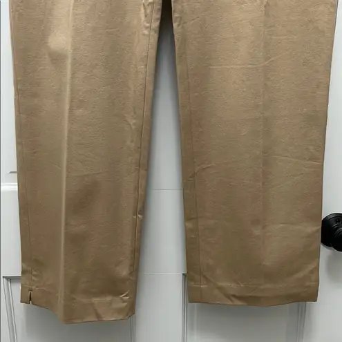 NWT Three Forks Cotton Blend Straight Leg Stretch Twill Khaki Trousers