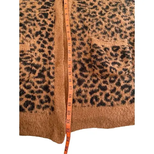 Maurice's  Leopard Print Cardigan Casual Career Workwear Winter