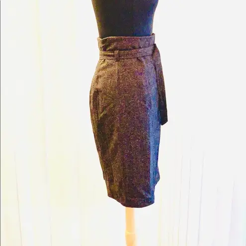 United Colors Of Benetton Vintage Stile Benetton Brown Tweed Skirt & Blazer