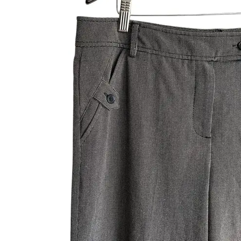 Sandro Sportswear Women Pants 14 Wide Leg Twill Stretch Comfort Officewear Y2K Brown