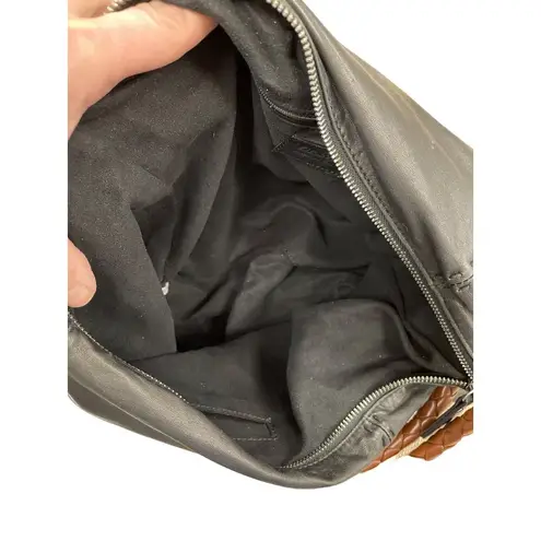 Desmo Women's Black Leather Shoulder Purse Hobo Bag SKU 1463