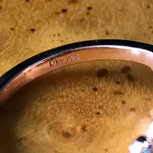 Natural Pink Morganite Sterling Silver 18k Rose Gold Vermeil Feather Ring Size 8