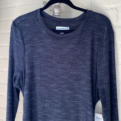 And now this dress heather gray ribbed knit soft cinch sides stretch 3x NEW