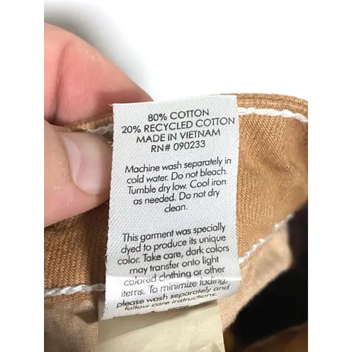 PacSun  Mom Jeans Coffee Brown Tie Dye Women 25 Hippie Retro Raw Hem Boho Y2K NWT