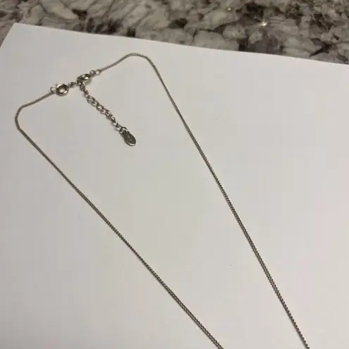 Monet Signed Gold Tone Necklace Rhinestone Horseshoe Shape? With ExtensionChain