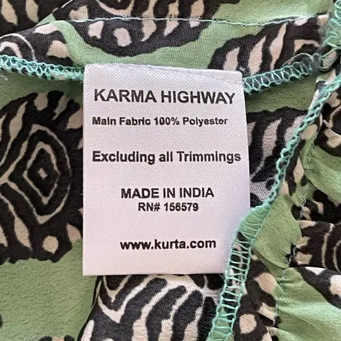 Karma Highway Kimono size One Size Green