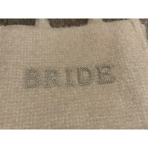 Shiraleah Hitched Collection Wedding Day Pearl Embellished "BRIDE" Boucle Tote