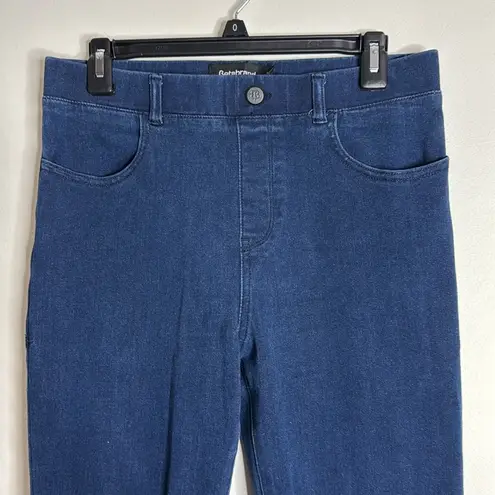 Betabrand Blue Jeggings Slim Fit Stretch yoga pants denim Size M