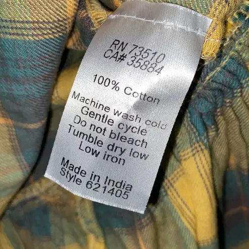 Ivy Jane flannel shirt snap button down soft NEW small oversized long sleeve NWT