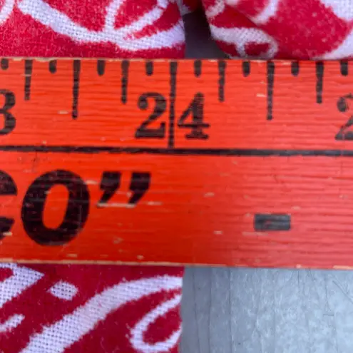 Coca-Cola Vintage Red AOP Pajama Button Up Long Sleeve T-shirt