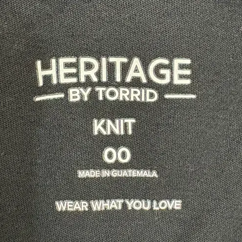 Heritage by TORRID Zombie Pin Up Girl Classic Fit Jersey Crew Tee | Size M/10 Black Size M