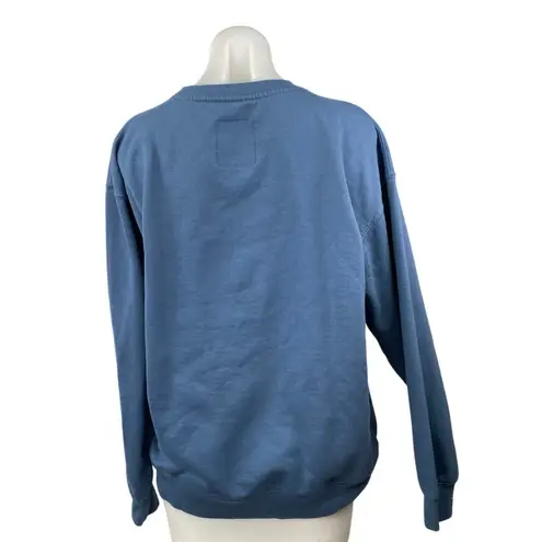 New York Popular Charleston Women's Blue Long Sleeve Sweater Sweatshirt Top L Size L