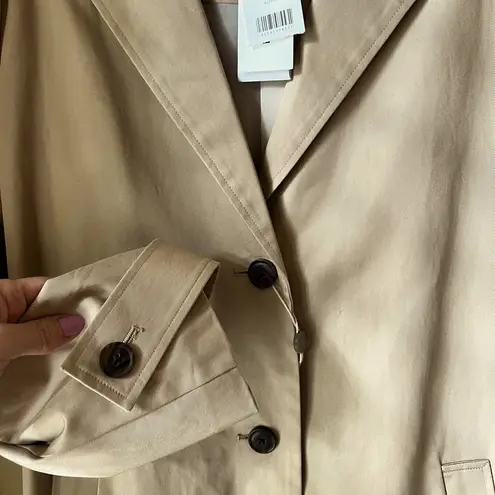 Jason Wu NEW | Floral Print Chiffonpaneled Cotton Gabardine Trench Coat