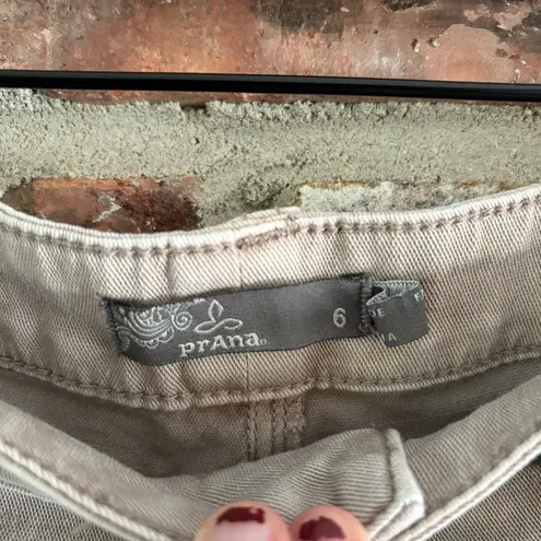 prAna Janessa Gray Crop Pants, 6
