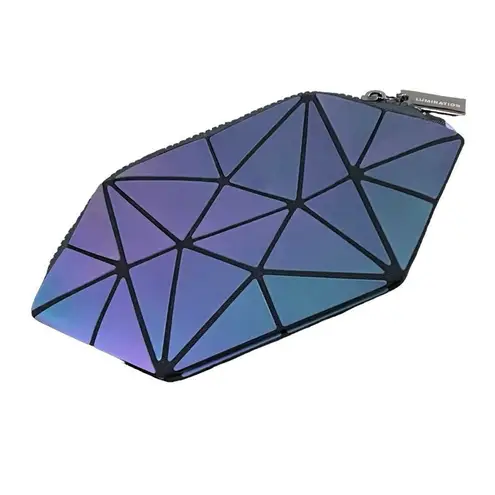 The Lumination Holographic Makeup Bag Gray