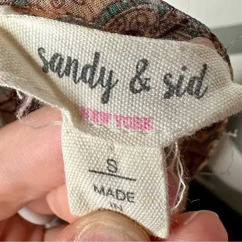 Sandy & Sid  Paisley Kimono with Tie Waist