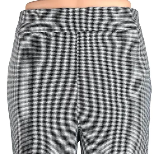 Babaton Aritzia Gray High Rise Houndstooth Plaid Straight Slim Trouser Pants 10