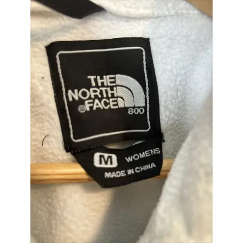 The North Face  Denali Fleece White Purple Zip Women’s Jacket Size M