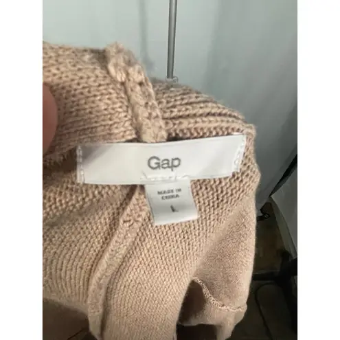 Gap  Women Pink Knit Open Front Cardigan Sweater Size L