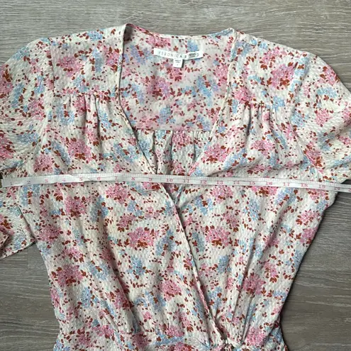 Veronica Beard Sean Floral Silk Rouched Dress 4