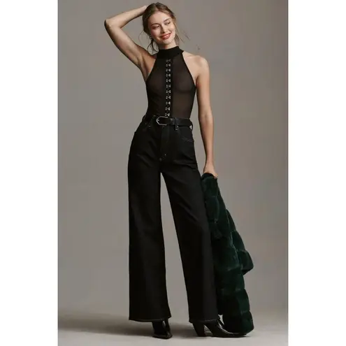 Citizens of Humanity  Paloma Baggy Wide-Leg Jeans Solace Dark Indigo Size 28‎