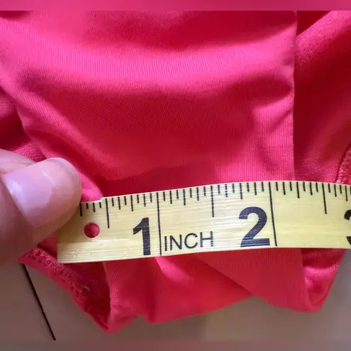 Bikini Set Leilani swimsuit set strapless Tie top bikini button Hot pink 10 Size 2