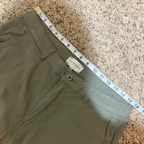 7Diamonds Nellie Cargo Pants Olive Green Flare Size 30