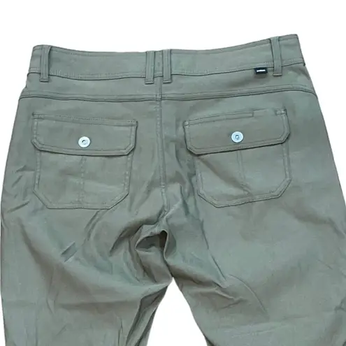 prAna Straight Leg Tan Chino Outdoor Utility Hiking Pants Size 10